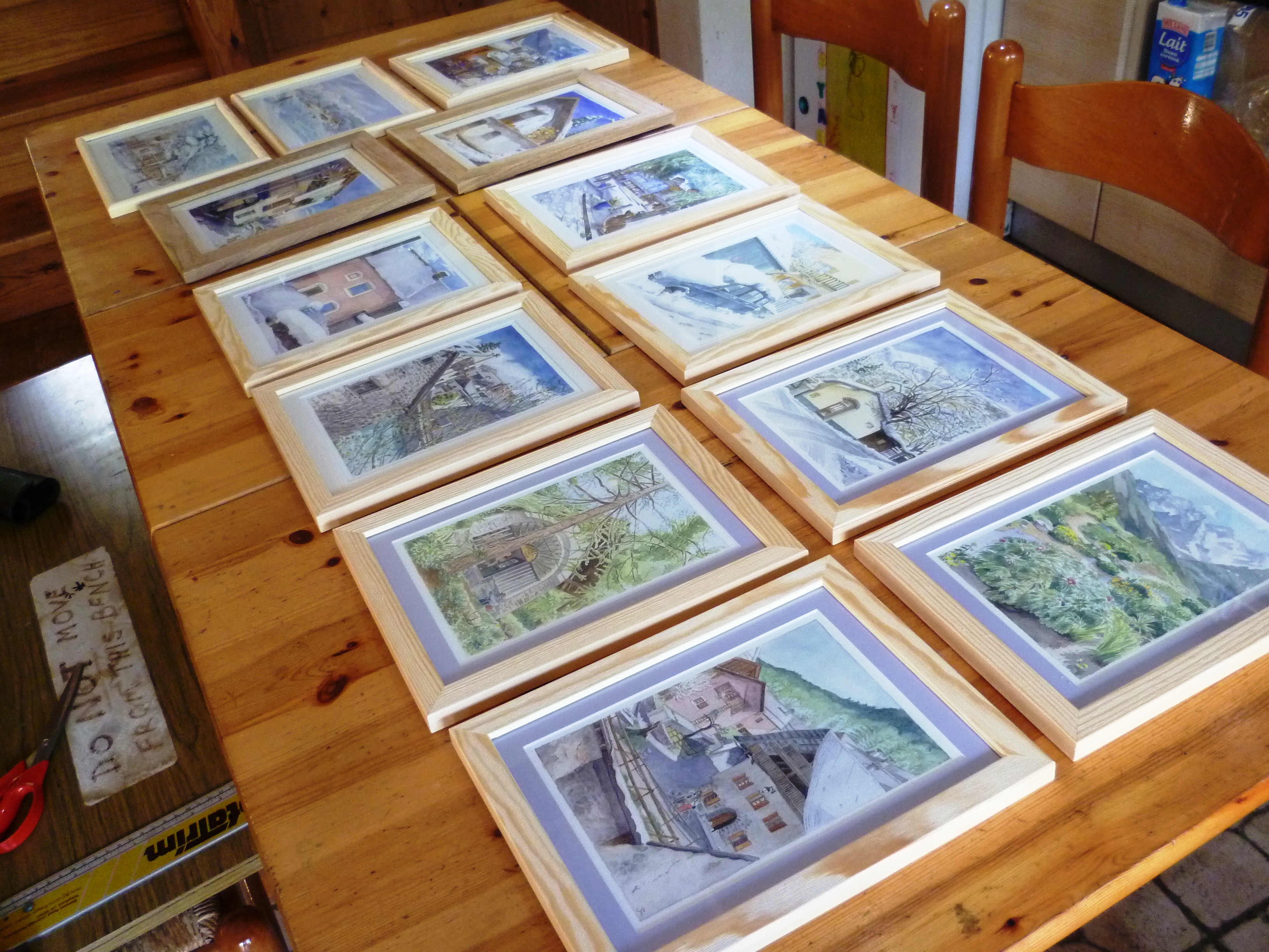 Susan Lomas framed originals